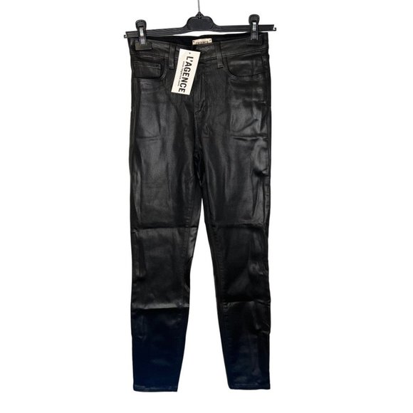 L'AGENCE Denim - NWT L'AGENCE Margot Jean Black Coated 26